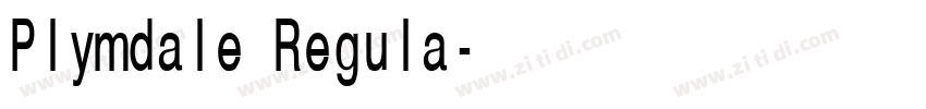 Plymdale Regula字体转换